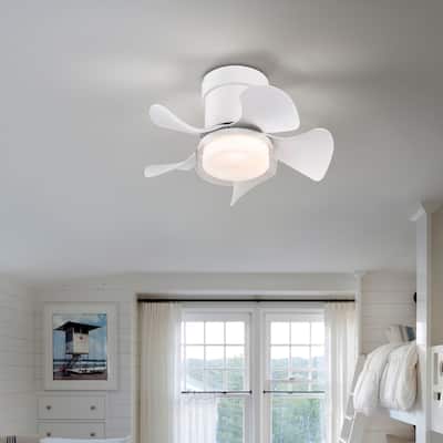 21 inch Ceiling Fan with 3 Color Temperatures Light and Remote Control DC Motor Powerful and low noise