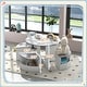 preview thumbnail 7 of 5, 5-Piece Kids Table and Chair Set with Built-in Storage for Art Supplies, Toys, and Books, for Toddlers Ages 3-8