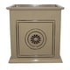 preview thumbnail 1 of 8, Southern Patio Colony 16-inch Square Country Planter Tan