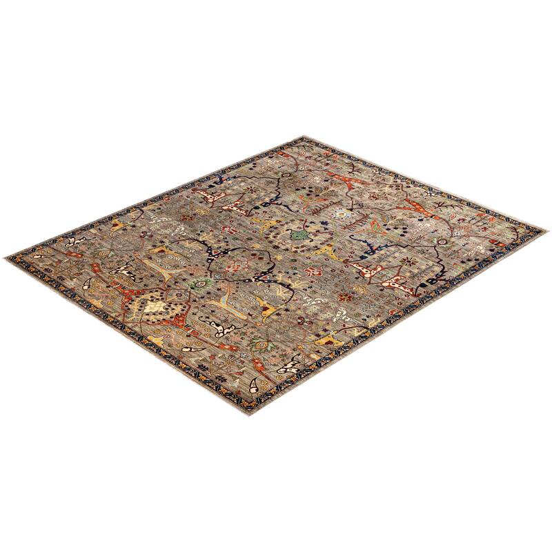 Serapi One-of-a-Kind Hand-Knotted Area Rug - Brown - 8' 0" x 9' 9"