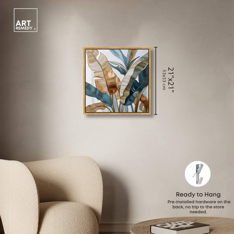 Paradise Fronds II Canvas by Art Remedy