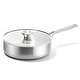 preview thumbnail 1 of 4, OXO Mira 3-Ply Stainless Steel Sauté Pan with Lid, 3.25 Qt