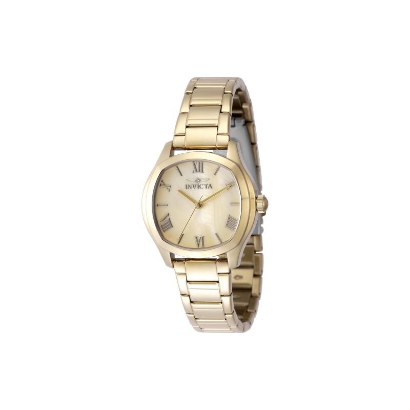 Invicta Women's 48235 Wildflower Quartz 3 Hand Gold Dial Watch