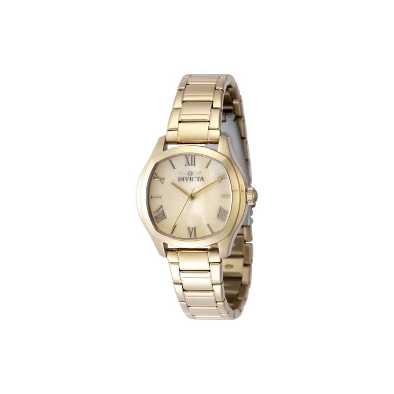 Invicta Women's 48235 Wildflower Quartz 3 Hand Gold Dial Watch