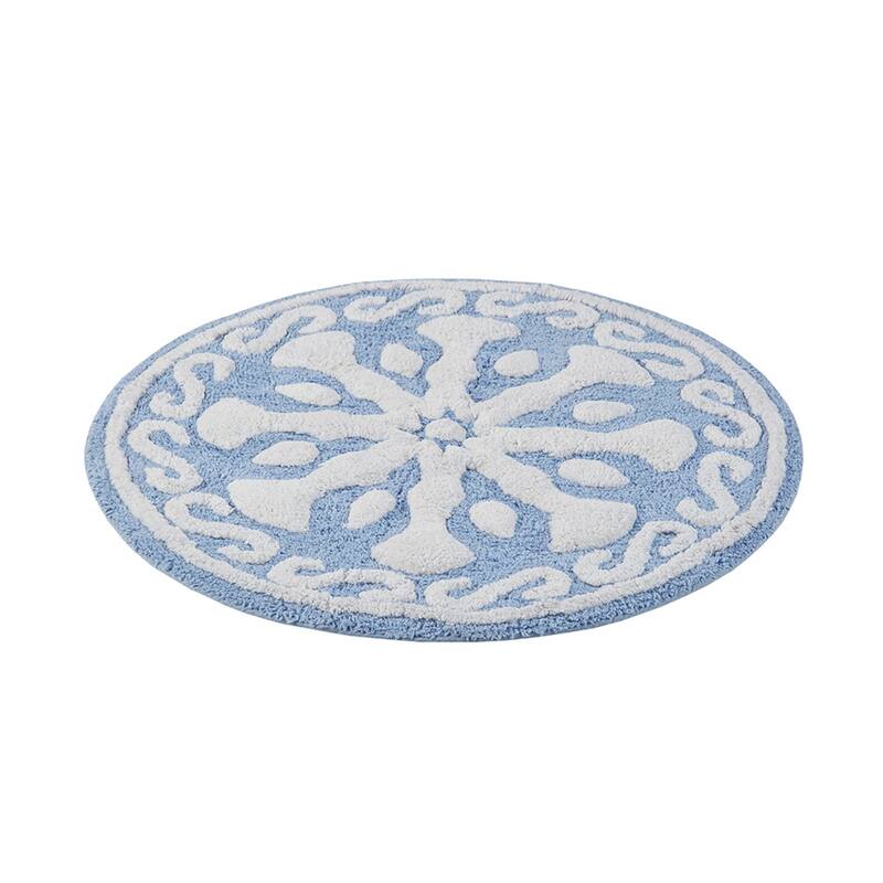 Madison Park Marrakesh Medallion Cotton Tufted Bath Rug