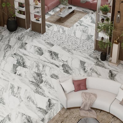 Merola Tile Touche Zebre 11-3/4" x 23-1/2" Porcelain Floor and Wall Tile