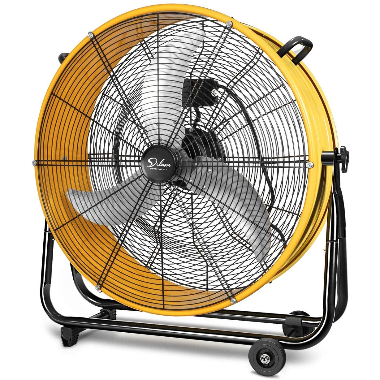 Simple Deluxe 30 Inch Heavy Duty Metal Industrial Drum Fan, Speed Air  Circulation for Warehouse, Greenhouse, Workshop, Patio Bed Bath  Beyond  38160933