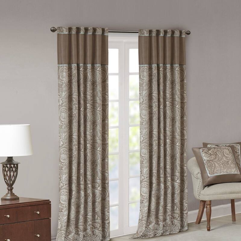 Jacquard Curtain Panel