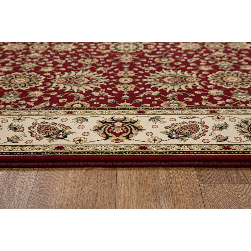 Izmir Collection Multicolor Floral/Botanical Area Rug