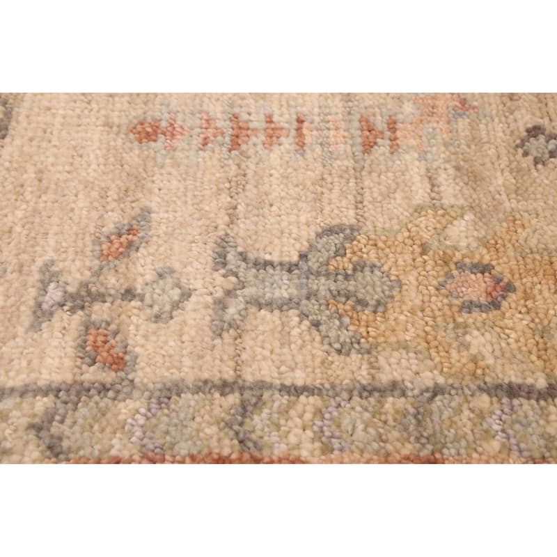ECARPETGALLERY Hand-knotted Jules Serapi Light Khaki Wool Rug - 8'0 x 10'0