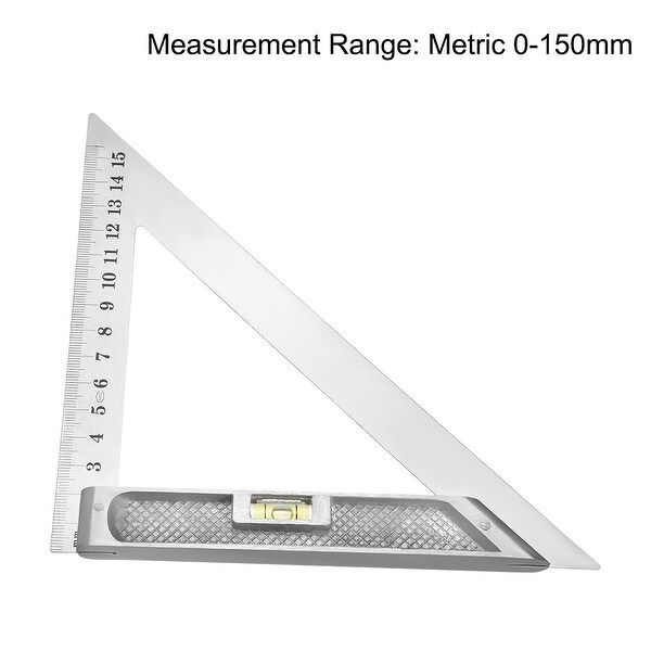 6/" 150mm Level Ruler Square Aluminium