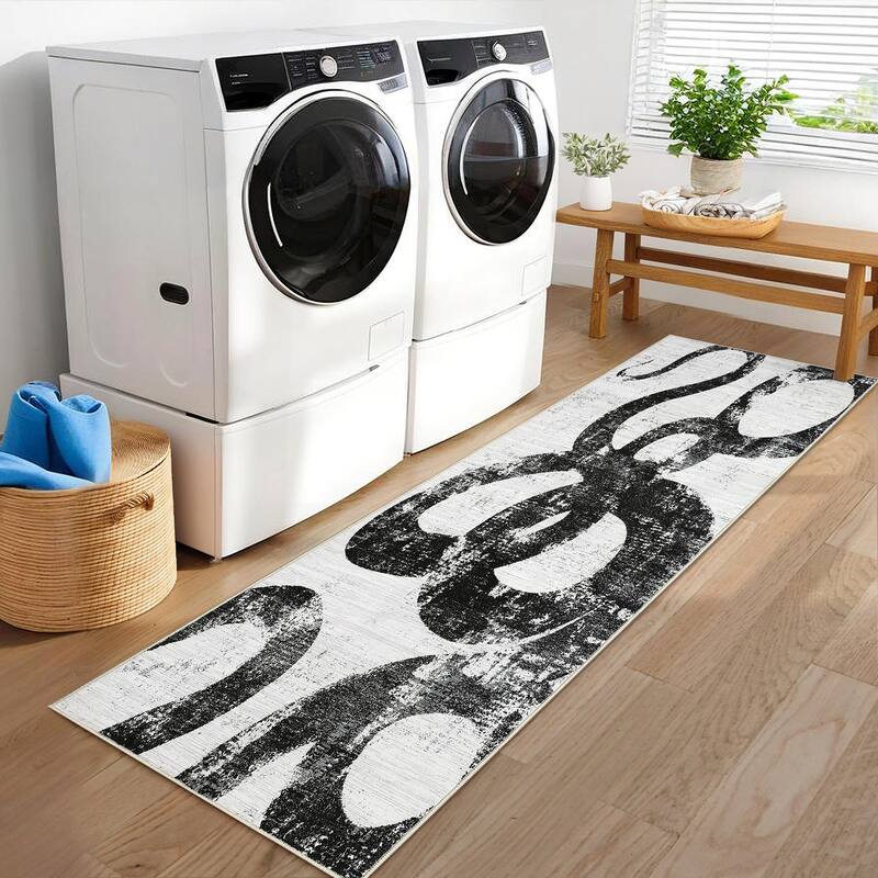 Modern Washable Area Rug Animal Snake Pattern Rug Home Decor Snake Carpet, Low Pile Non Slip Rug