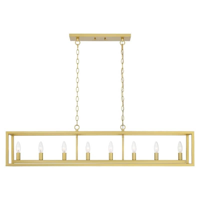 Acroma 8 - Light Kitchen Island Linear Chandelier-UL Certified - N/A