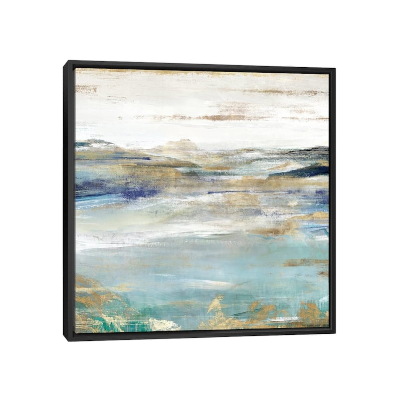 iCanvas "Upon a Clear I " by Isabelle Z Framed Canvas Print - Black - 37x37