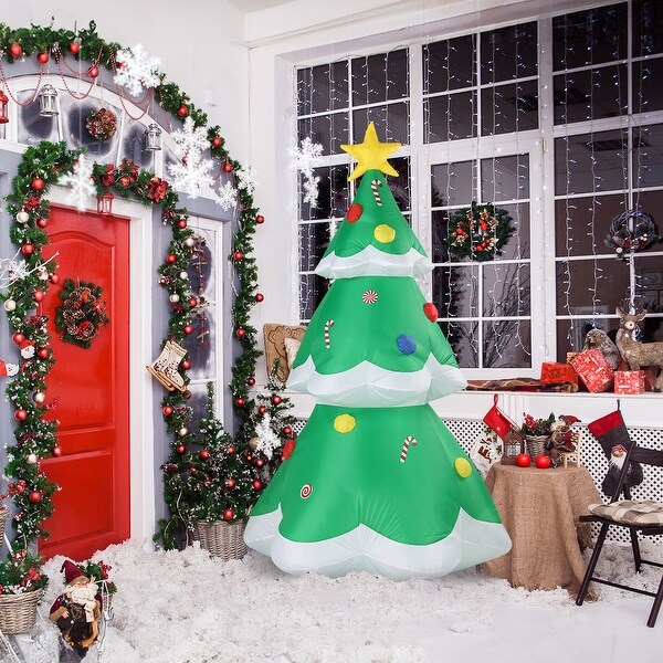 Inflatable christmas tree outdoor outlet
