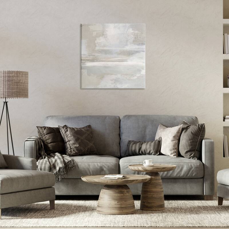 Stupell Contemporary Neutrals Abstract Canvas Wall Art Design By Rachel Springer
