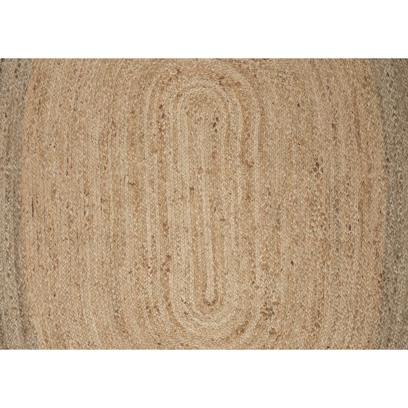 Sevita Braided Organic Jute Farmhouse Area Rug
