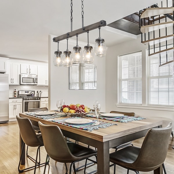 Lnc farmhouse chandelier kitchen island cheap