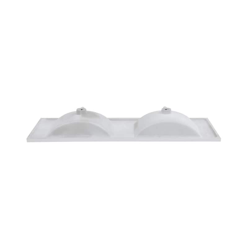 48" Ceramic Vanity Top With Double Basins