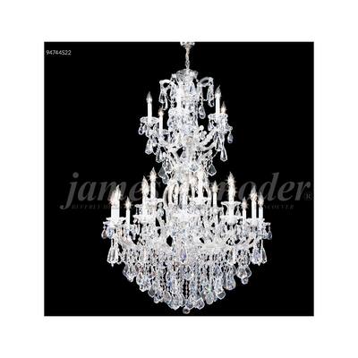 James R. Moder 94746S22 37 Light Chandelier Maria Theresa Silver - One Size