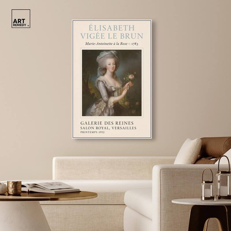 Queen and the Rose Canvas by Art Remedy