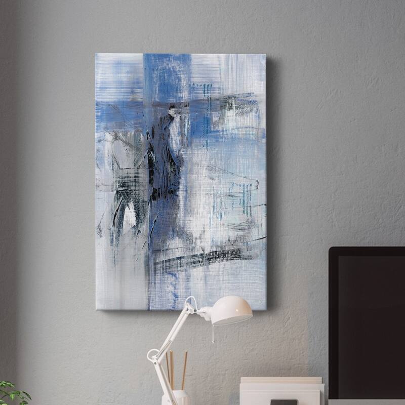Reflections in Indigo Premium Gallery Wrapped Canvas - Ready to Hang
