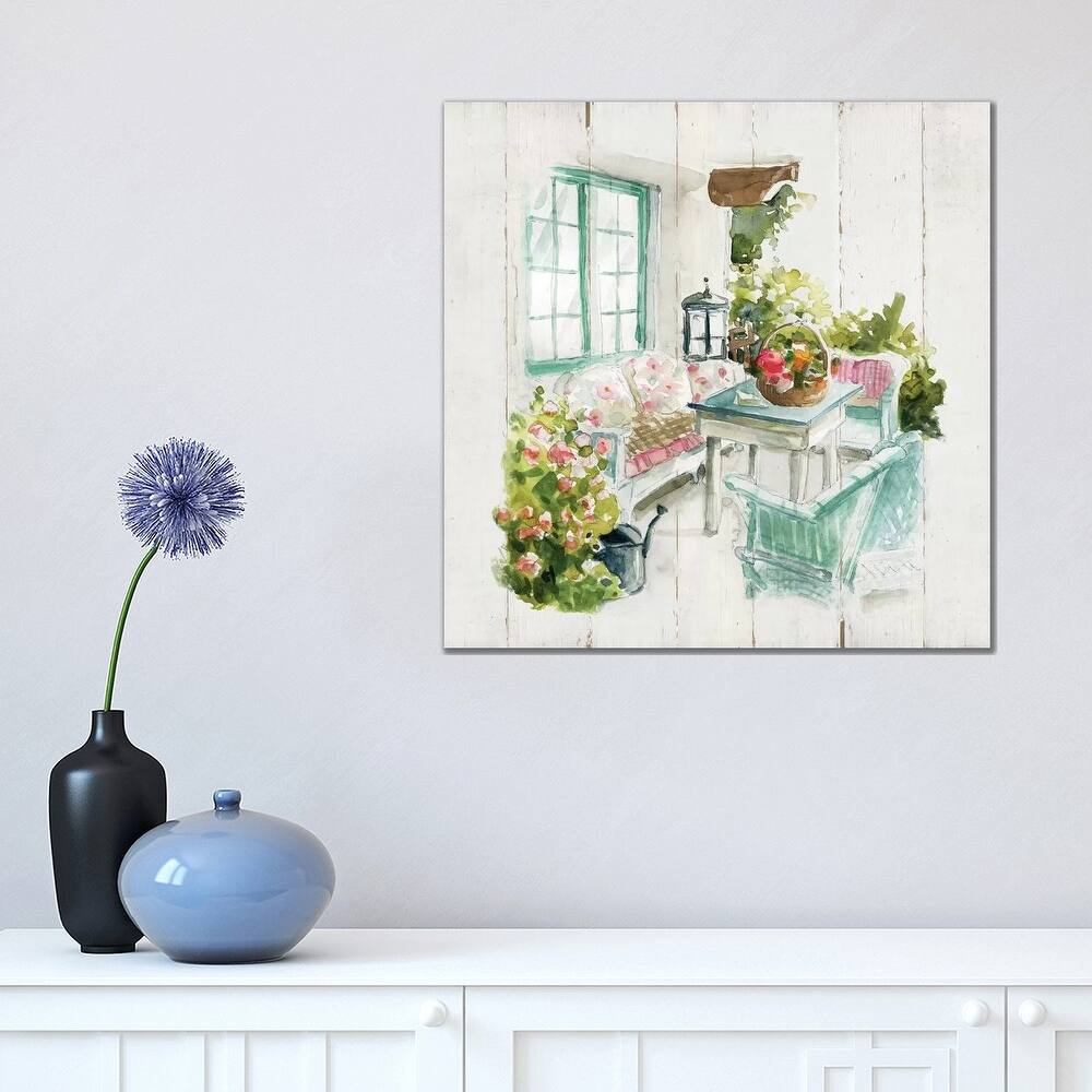 iCanvas "Shiplap Cottage Retreat" by Carol Robinson Canvas Print