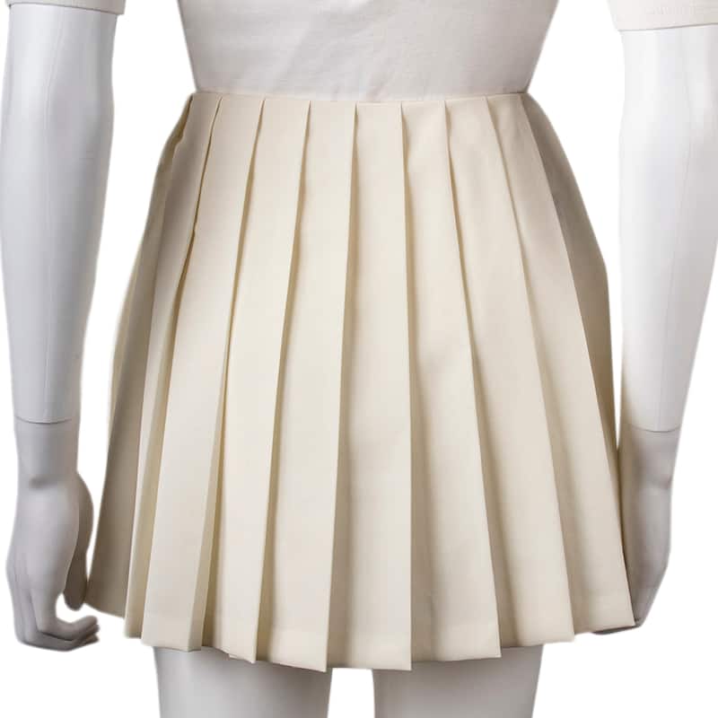 Miu Miu Pleated Fabric Mini Skirt