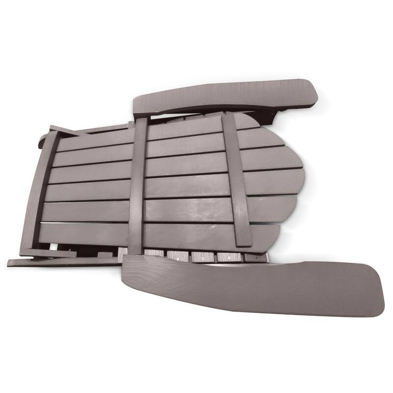 Adirondack Chair Folding Outdoor Chairs Grey - 9' x 12'