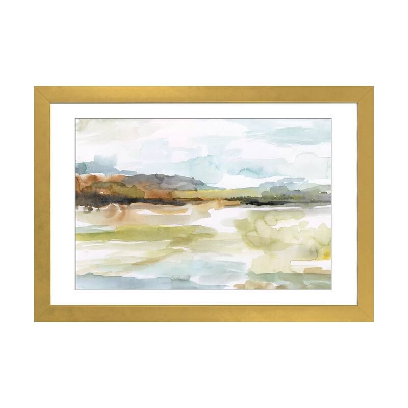 iCanvas "Faraway" by Nan - Gold - 16x24x1