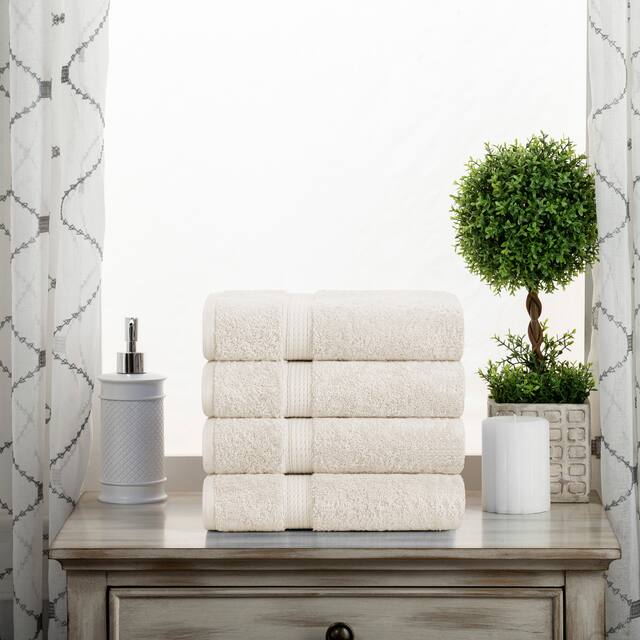 Marche Egyptian Cotton 4 Piece Hand Towel Set by Miranda Haus