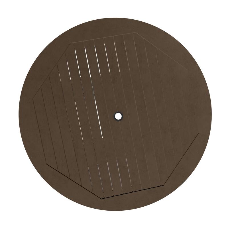 HIGHWOOD 48" Round Dining Height Outdoor Table