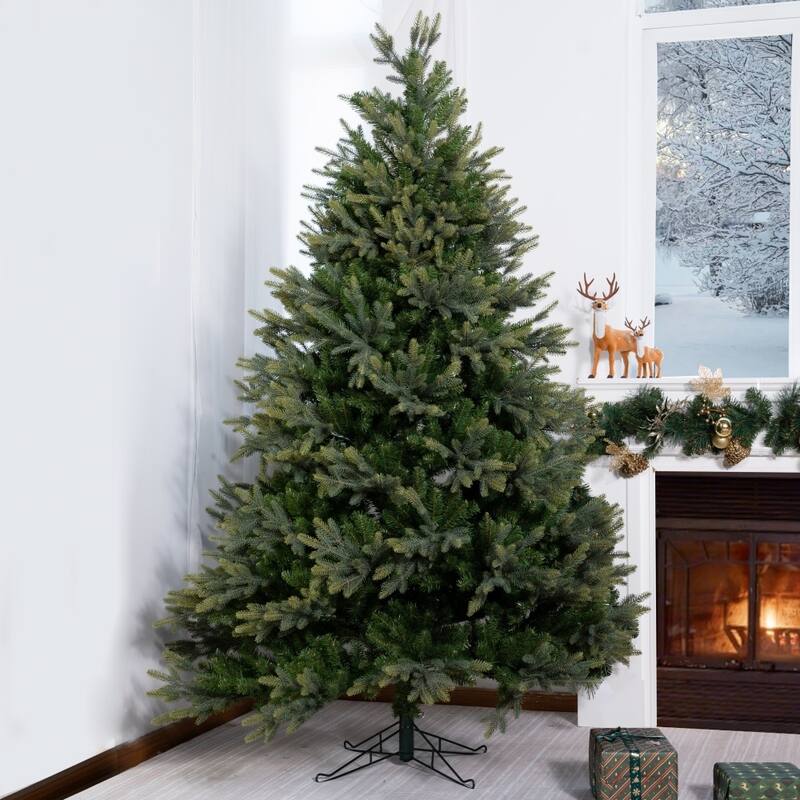 6/7/8/9FT Modern Artificial PE & PVC Grand Fir Christmas Tree
