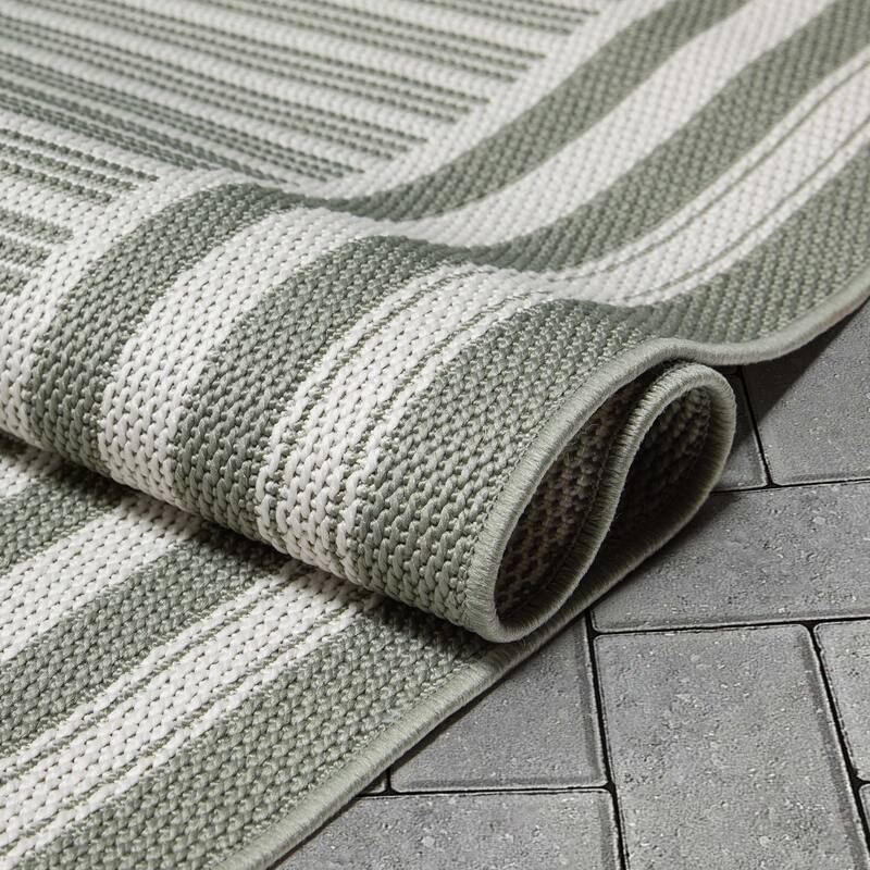 Well Woven Fallon Frankie Stripes Indoor Outdoor Area Rug