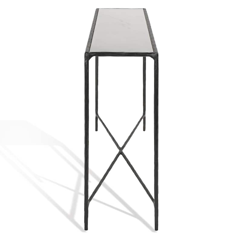 SAFAVIEH Couture Dorotea Forged Metal Rectangle Console Table - 48" W x 12" L x 30" H - 48"W x 12"D x 30"H