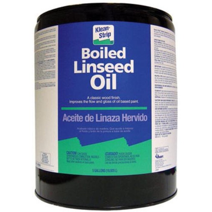 Klean Strip CLO45 Boiled Linseed Oil Oil Base Gloss, 5 GL - Bed