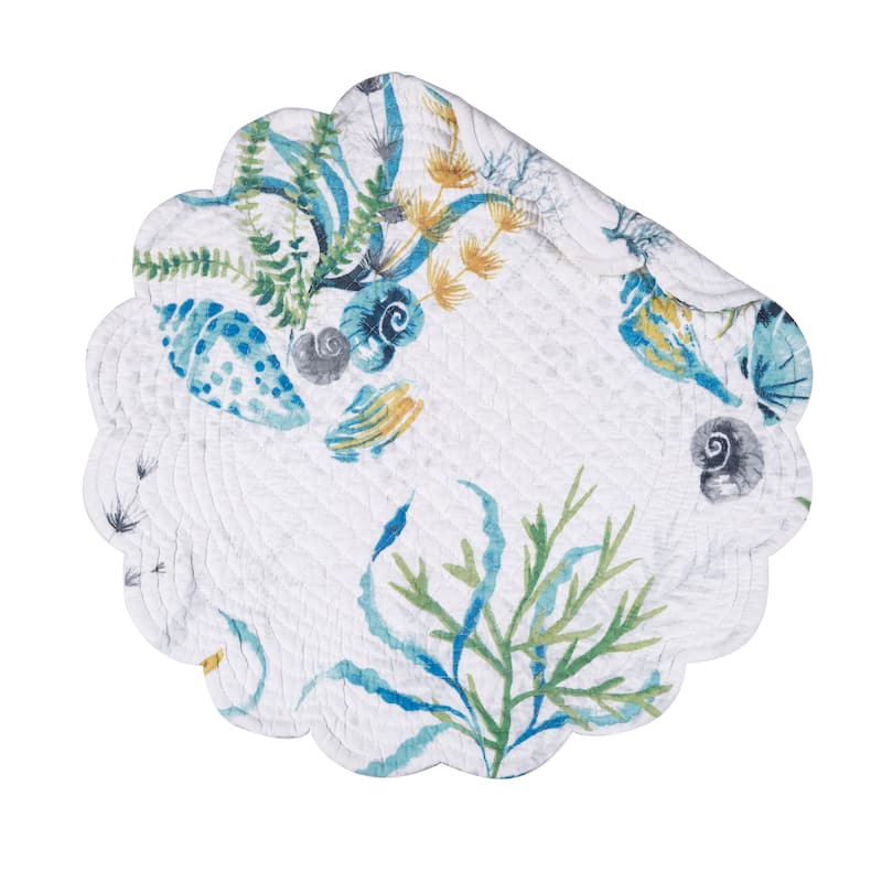 Marlowe Sound Round Placemats Set of 6, 17"