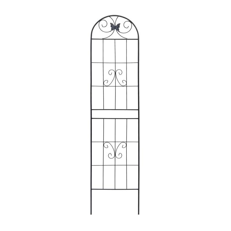 4 Pack Metal Garden Trellis 86.7" x 19.7" Rustproof Trellis for Climbing Plants Outdoor Flower Support