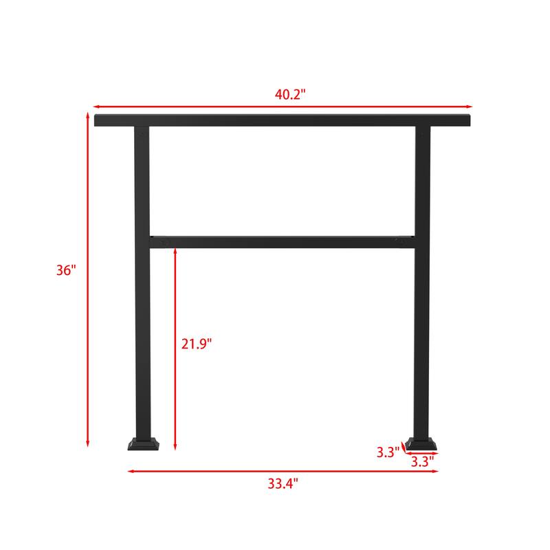 Flexible Outdoor Handrail Kit for Stairs (2-5 Steps)