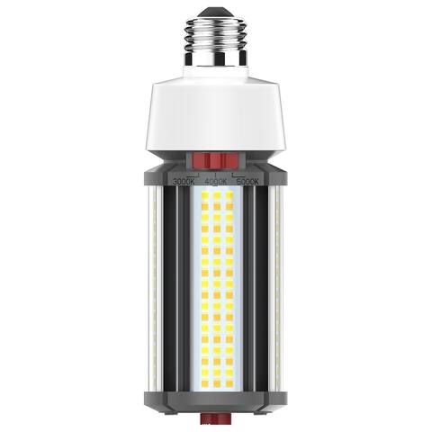 27/22/18 Wattage Selectable LED HID Replacement CCT Selectable Medium base 100-277 Volt - White
