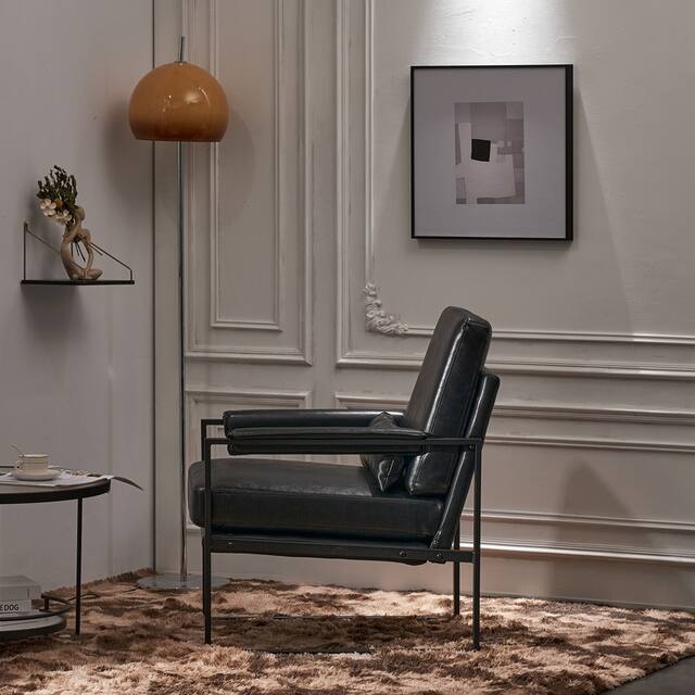 Single Iron Frame Indoor Leisure Chair
