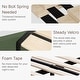 preview thumbnail 52 of 70, Spruce & Spring Eleanor Upholstered Platform Bed Frame with Vertical Stripe Headboard