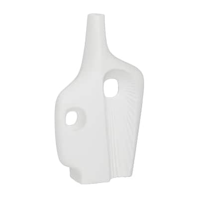 Misael Vase, White