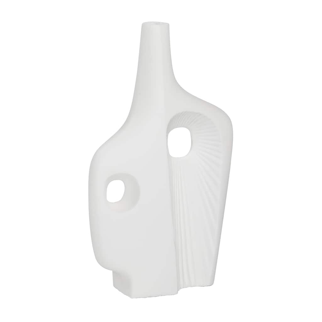 Misael Vase, White