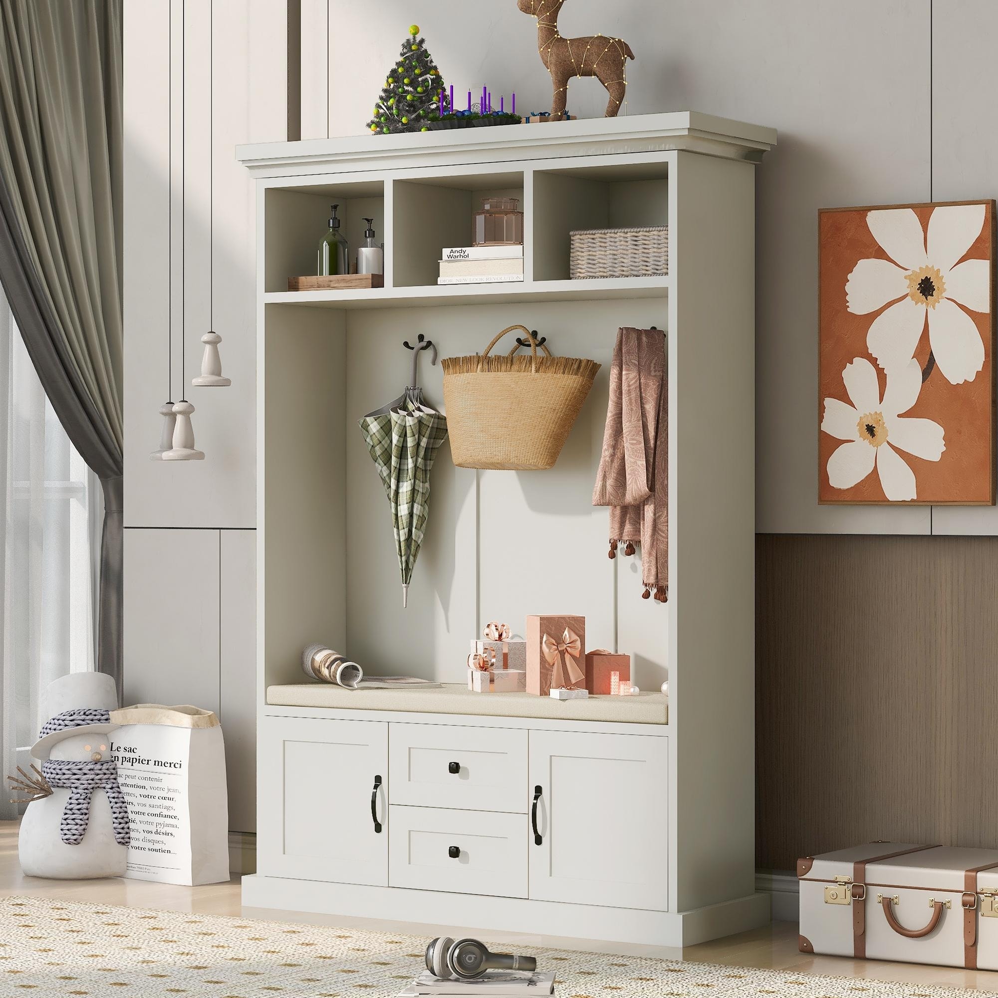 Overstock online entryway bench