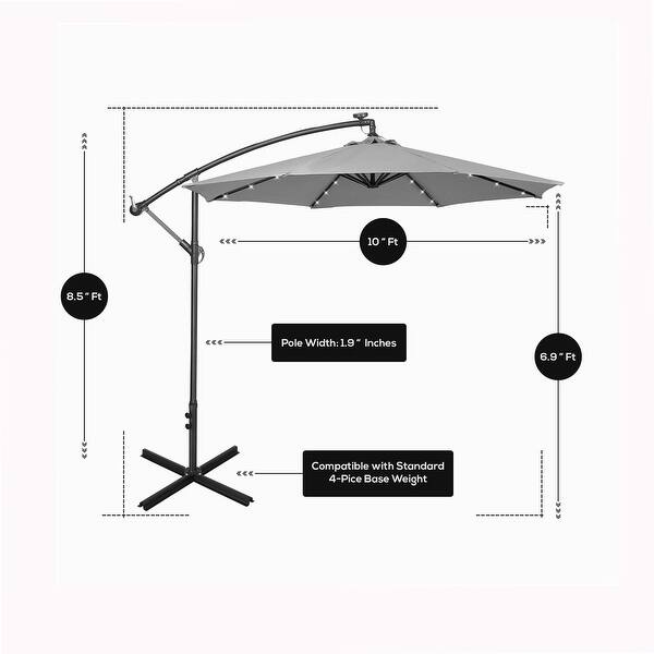 Cantilever Patio Umbrellas darkg reen as picture shows Bed Bath