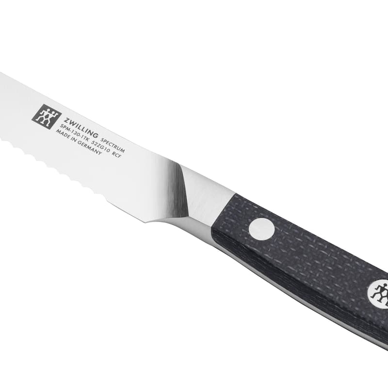 ZWILLING Spectrum 5-inch serrated utility knife - Black