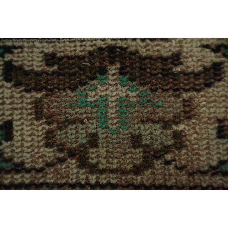 Hand Knotted Oriental 100% Wool Carpet Transitional Floral Brown Anatolian Area Rug - 8' 9'' X 5' 0''
