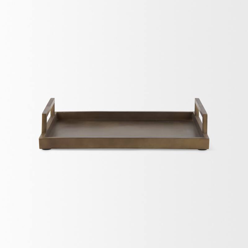 Shay Gold Aluminium Tray (Medium)