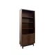 preview thumbnail 16 of 19, Bridgevine Home Radiance 78 inch High Bookcase Pier, No Assembly Required